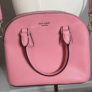 kate spade Pink Pebbled Leather Dome Crossbody